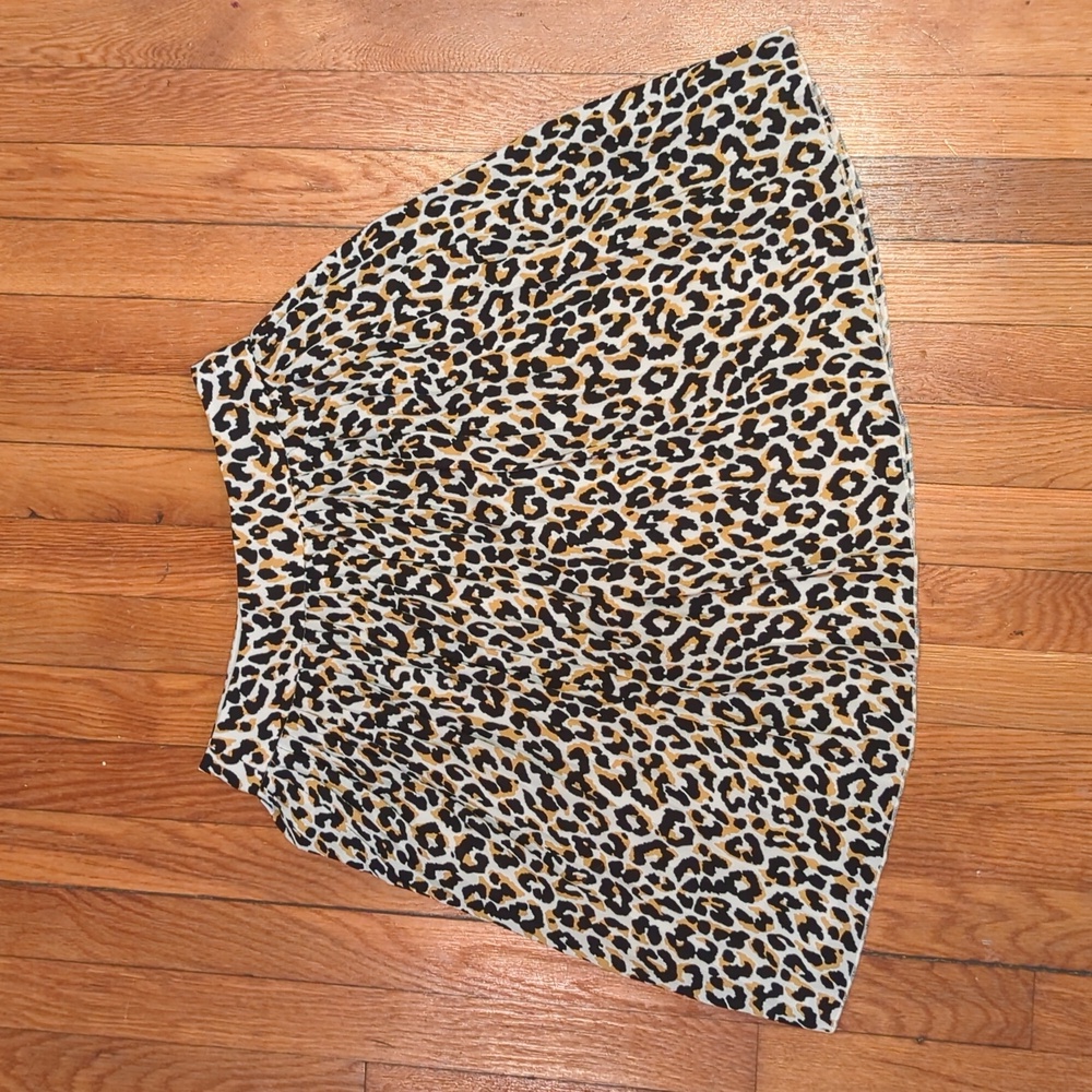 J Crew Leopard Skirt